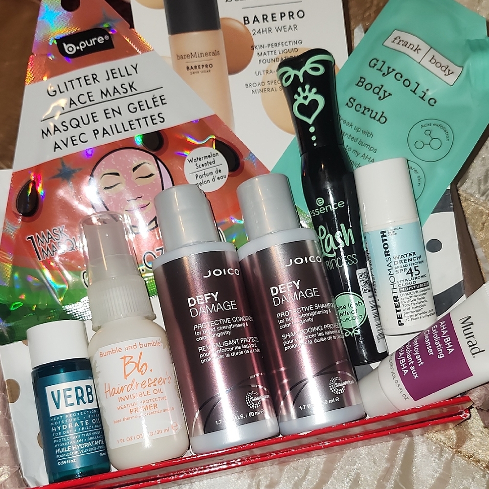 Hair and Skincare Beauty Bundle. Joico, Verb, Bumble and Bumble.